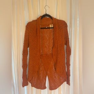Anthropologie knitted and knotted cardigan